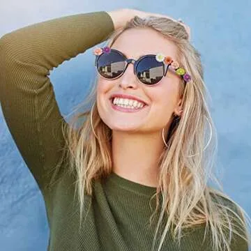 100 Pieces Flatback Resin Daisy Flowers Charms for Craft DIY Flower Cabochons Charms for Jewelry Making Scrapbooking Embellishments Mixed Color Sunflower Resin Slime Charms Hair Clip Phone Case Decor