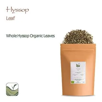 Hysop Leaf Organic Herbal Tea - Perfect For Elevating Dishes - Hyssop Organic Hyssops Hyssop Herb Dried Hyssop Herb Tea Organic Hyssop Herb Hisop Herb