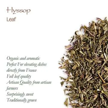 Hysop Leaf Organic Herbal Tea - Perfect For Elevating Dishes - Hyssop Organic Hyssops Hyssop Herb Dried Hyssop Herb Tea Organic Hyssop Herb Hisop Herb