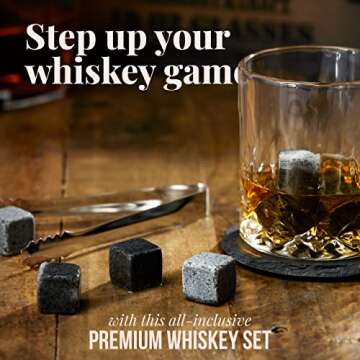 Elevate Your Spirits: Mixology & Craft Whiskey Stones Gift Set