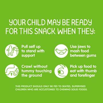 Happy Baby Organics Snackers Baked Grain Snack, 2 Flavor Veggie Variety Pack, 1.5 Ounce (Pack of 6)