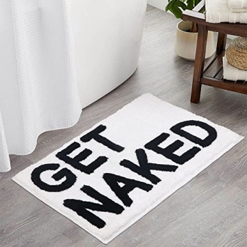 Comfortable Zeeinx Get Naked Bath Mat for Home Decor