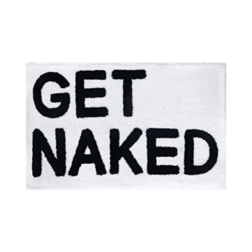 Comfortable Zeeinx Get Naked Bath Mat for Home Decor