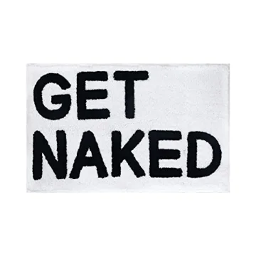 Comfortable Zeeinx Get Naked Bath Mat for Home Decor