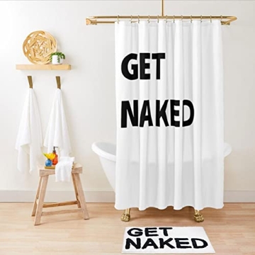 Comfortable Zeeinx Get Naked Bath Mat for Home Decor