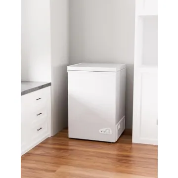 Compact Chest Freezer - 5.0 Cu Ft Energy Efficient