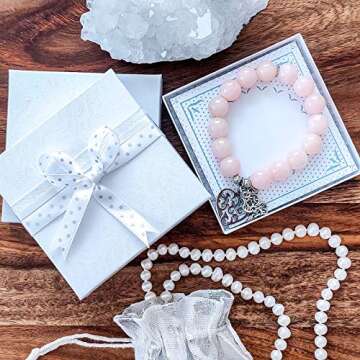 TheDisplayGuys - 25-Pack #65 Kraft Paper Jewelry Boxes w. Cotton Padding - White Swirl (6-1/5" x 5-1/5" x 1") - Gifting, Shipping, Retail