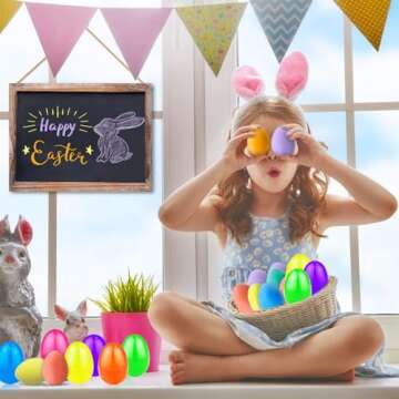 AMENON 24 Pack Easter Sidewalk Chalk for Creative Fun