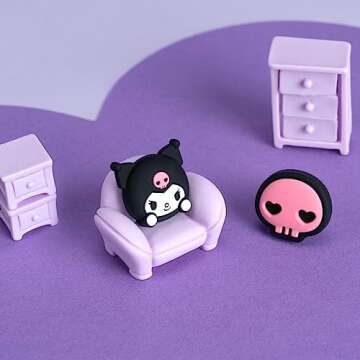 Yocore Switch Thumb Grip Caps,Soft Silicone Thumb Grips,Analog Soft Silicone Joystick Caps Stick Caps for Switch/OLED/Switch Lite,4 Pcs-KLM