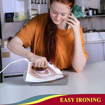 Premium Wool Quilting Iron Mat - Ideal for Crafts & Travel