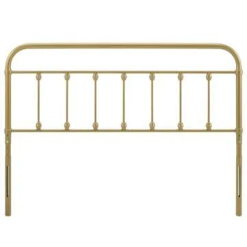 Modway MOD-6155-GLD Sage King Metal Headboard, Gold