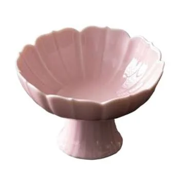 Stylish FLCPJGV Ceramic Footed Fruit Bowl for Home Decor