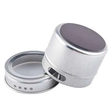 Bekith Magnetic Spice Tins Set - Organize Your Kitchen Stylishly