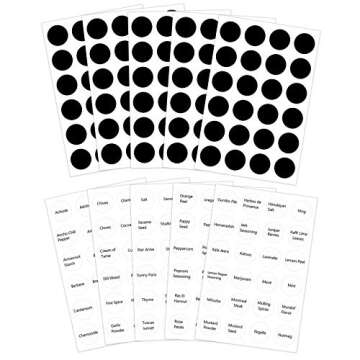 Bekith Magnetic Spice Tins Set - Organize Your Kitchen Stylishly