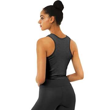Sanutch Women’s Athletic Crop Top - Perfect for Workouts & Casual Style