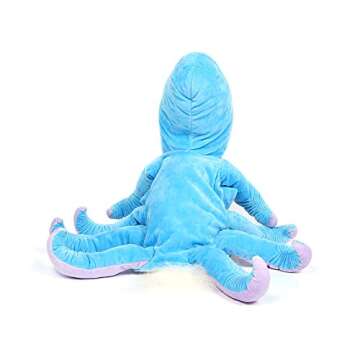 Mogoko Dog Cat Octopus Costumes, Pet Halloween Cosplay Dress, Funny Octopus Costume for Dogs Blue 12.6" Neck Girth; 16.1" Chest