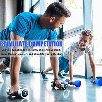 Kids Weight Set - Fun Foam Dumbbell Weights for Children