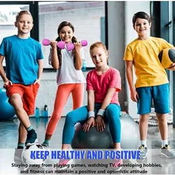 Kids Weight Set - Fun Foam Dumbbell Weights for Children