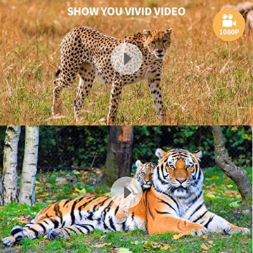 WOSODA Trail Camera 30MP 1080P HD for Wildlife Monitoring