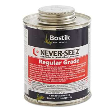 Never-Seez NSBT-16 Silver Gray Regular Grade Anti-Seize Compound, -297 Degree F Lower Temperature Ra...
