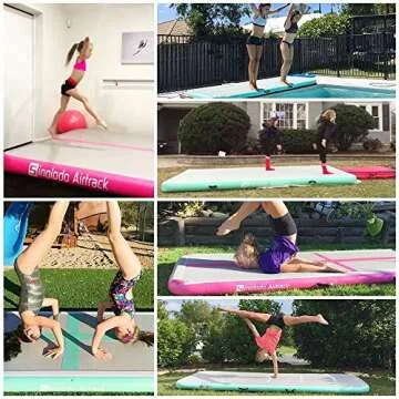 Sinolodo DWF Gym Mats – Portable Tumbling Matt for All Ages