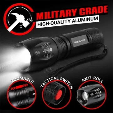 GearLight S1000 LED Flashlight with 5 Modes