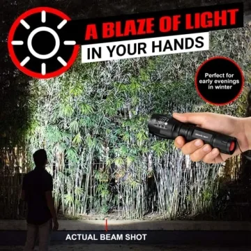 GearLight S1000 LED Flashlight with 5 Modes