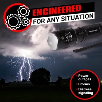 GearLight S1000 LED Flashlight with 5 Modes