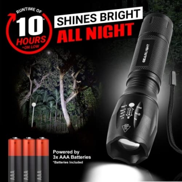 GearLight S1000 LED Flashlight with 5 Modes