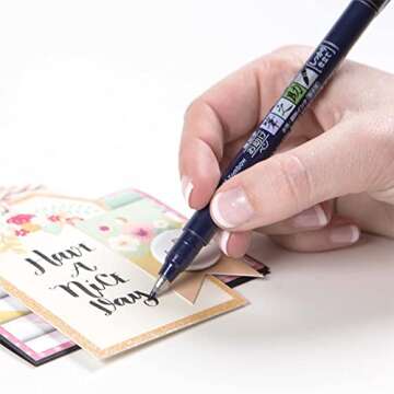 Fudenosuke Brush Pen, Hard Tip, Black