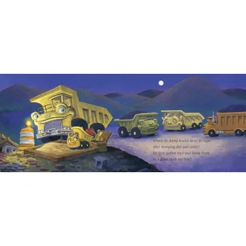 Where Do Diggers Sleep at Night? Board Book for Kids