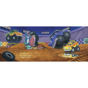 Where Do Diggers Sleep at Night? Board Book for Kids