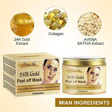 CIDBEST Blackhead Remover Mask with 24K Gold Formula