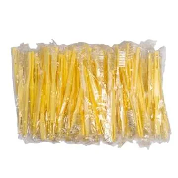 Vakly Individually Wrapped Disposable Toothbrushes [Pack of72 ] Comfortable Bristle Feel - Great for Travel and Guest Rooms (72)