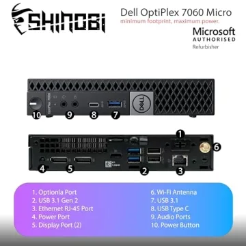 Dell OptiPlex 7060 Micro PC with Intel Core i5 32GB RAM 1TB NVME