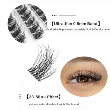 Natural Lash Clusters C Curl Mega Volume 8-16mm