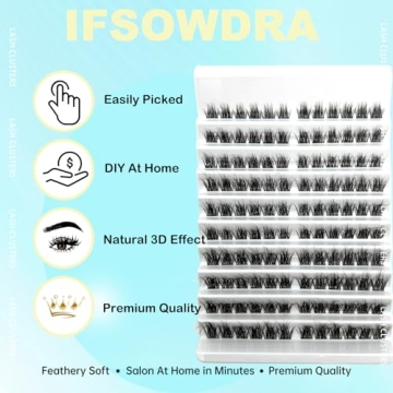 Natural Lash Clusters C Curl Mega Volume 8-16mm