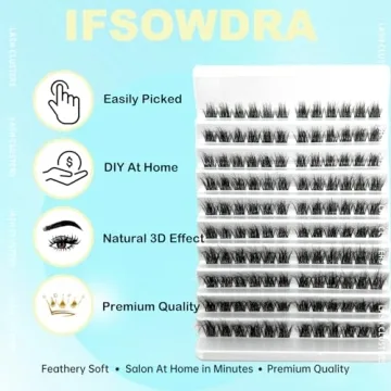 Natural Lash Clusters C Curl Mega Volume 8-16mm