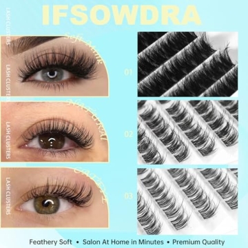 Natural Lash Clusters C Curl Mega Volume 8-16mm