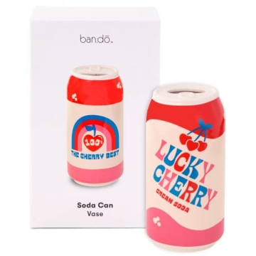 ban.do Cute Vintage Soda Can Vase for Home Decor