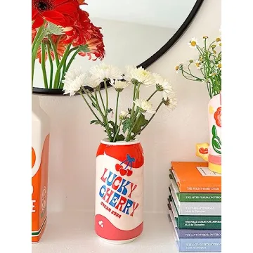 ban.do Cute Vintage Soda Can Vase for Home Decor