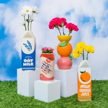 ban.do Cute Vintage Soda Can Vase for Home Decor