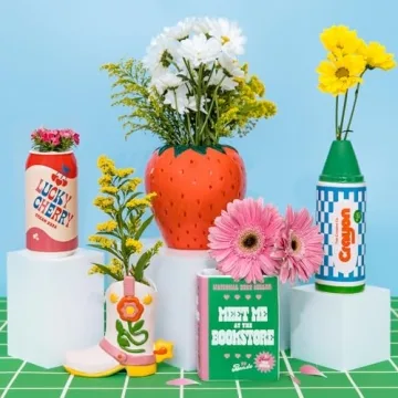 ban.do Cute Vintage Soda Can Vase for Home Decor