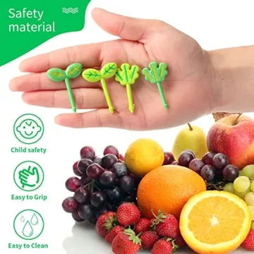 64 Pcs Kids Food Picks Set for Parties and Bento Boxes