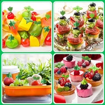 64 Pcs Kids Food Picks Set for Parties and Bento Boxes