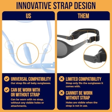 Best Polarized Baby Sunglasses With Strap for Toddlers