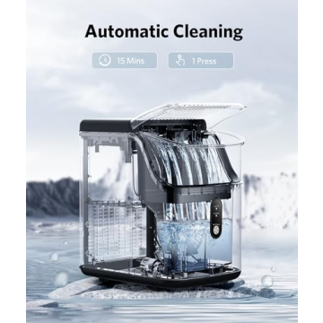 Kndko Nugget Ice Maker - Fast Portable Ice Machine