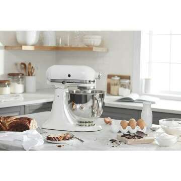 KitchenAid Artisan 5-Qt Stand Mixer with Pouring Shield