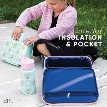 Vibrant Simple Modern Kids Lunch Box for School & Adventures