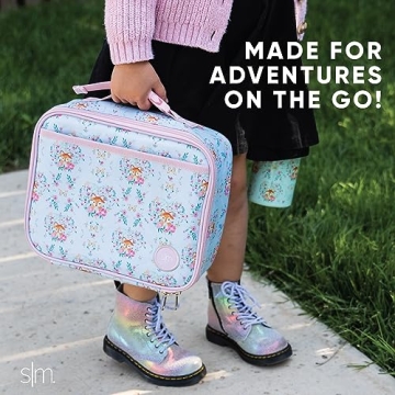 Vibrant Simple Modern Kids Lunch Box for School & Adventures